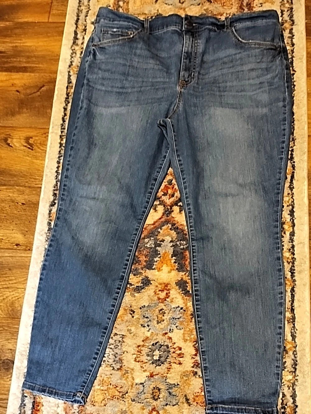 terra sky Skinny Jeans in Blue Waist 20W